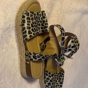 Leopard Print Women's Sandals